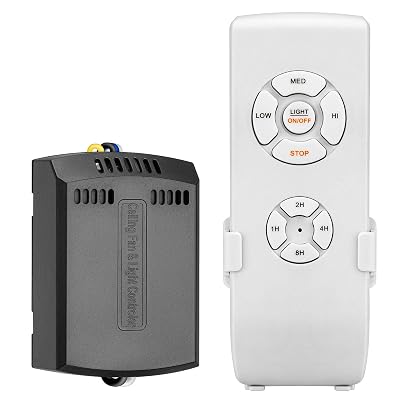 Auomii Universal Ceiling Fan Remote Control Kit – Small Size For Light & Fan