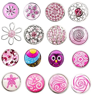 Akki Click Button Druckknöpfe Klick clicks Armband kompatibel mit Chunks amsterdam Silber Farben Damen Armband 12mm kette kir