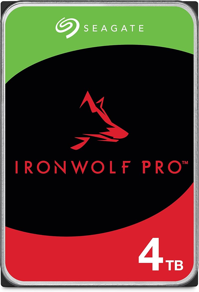 Seagate IronWolf Pro 4TB NAS Internal HDD 3.5 SATA 7200RPM 128MB Cache RAID