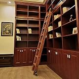 MIRODO Library Rolling Ladder Mounting Kit 100-600cm Rustic Black view 3
