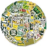 50 PCS American Sport Team Stickers Pack for Water Bottle, Laptop, Bicycle, Computer, Motorcycle, Travel Case, Car Decal Decoration Sticker