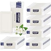 SLequipo Bulk Bar Soap, 50 Pack Mini Soap Bars Bulk Individually Wrapped, 0.5 oz Travel Soap Small Hotel Soaps Travel Size Toiletries for Hotel Bathroom