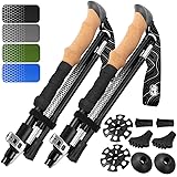 Folding Trekking Poles, Hiking Sticks Foldable