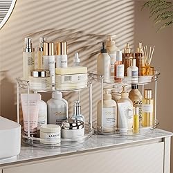 LAMU 10.6in Rotating Makeup Organizer for Vanity, 2