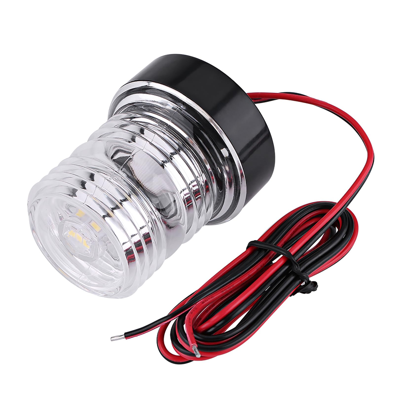 12V LED Navigation Light White 360° Boat Light Navigation Marine Strobe Light Led All Round White Light