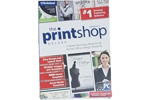 BRODERBUND The Print Shop Deluxe Version 5 - Windows PC DVD-ROM with Digital Download
