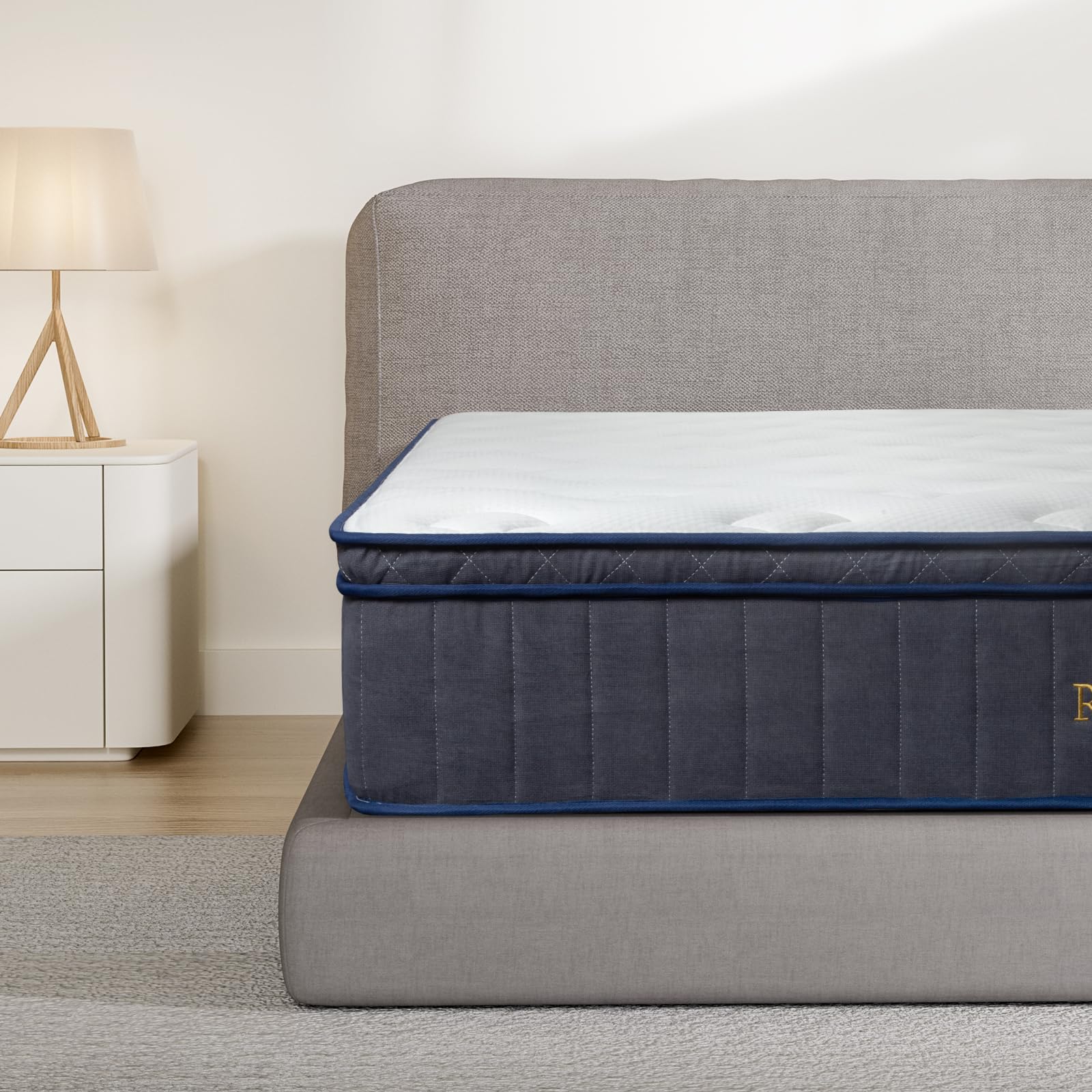 Photo 1 of ***SIMILAR****


Queen Mattress,12 inch Medium Firm Hybrid Bed Mattresses,Queen Size Mattress in a Box with High Density Foam and Independent Pocket Springs Provide Sleep Support&Pressure Relief,CertiPUR-US,Blue
