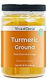 Viva Doria Turmeric Root Powder 16 oz, 100% Raw