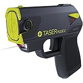 TASER Pulse 2: Compact 15ft Range Self-Defense Device | 63&micro;C muscle lock-up; 15ft range; 2 cartridges; carry case; 8oz compact build; target &amp; battery incl.