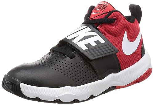 nike team hustle red and black