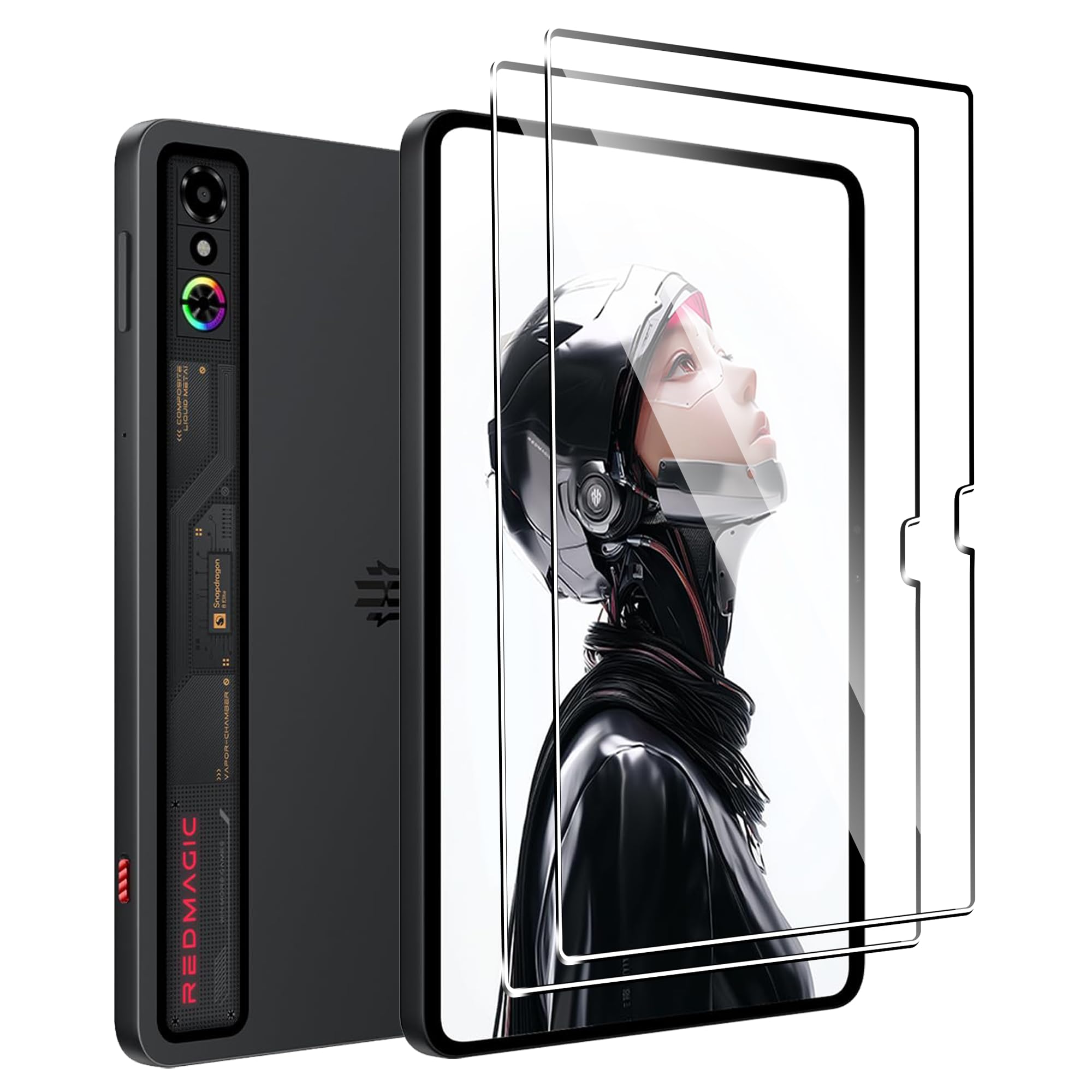 Fhyeugfy Screen Protector Designed for Nubia Red