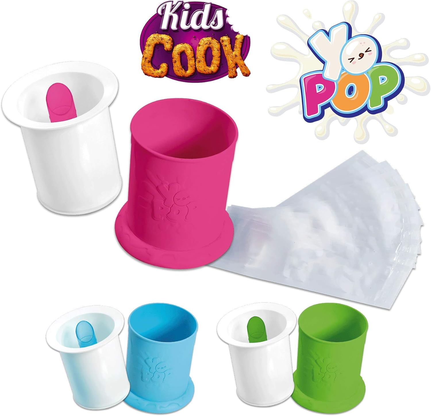 Goliath Kids Cook Yo Pop - Gioco Per Preparare Snack Da Soli, Per Bambini Dai 5 Anni, Bianco