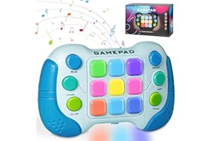 Wdebay Electric Pop Fidget Push It Toys Kids Games Bop Light Up| Outdoor Toys for Ages 8-13 Year Old Girls and Boys Birthday Gifts|Handheld Sensory Toys for Kids with Autism