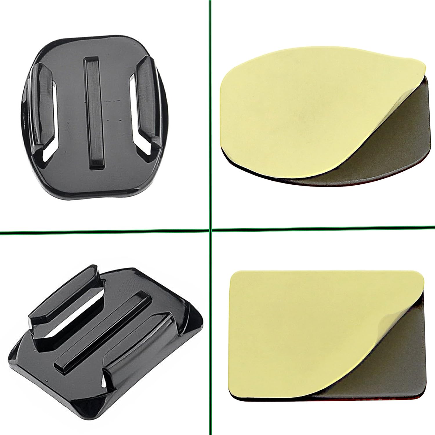 SHOOT Helmet Accessories Kit Set 12x Surface Mounts + 12x Adhesive Stickers Sticker Pads for GoPro Hero 12/11/10/9/8/7/6/5/4/3+/3 Hero Session SJ4000 SJ5000 Action Cameras - Image 5