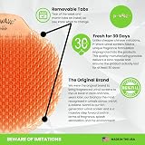 P Wave Slant6 Urinal Mats Mango 10 Screens Fits Most Urinals 30 Days view 3