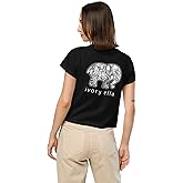 Ivory Ella Womens Shrunken SS Tee