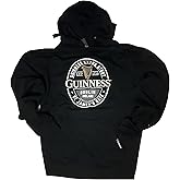 Black Guinness Label St. James Gate Hoodie (Black, XX-Large)