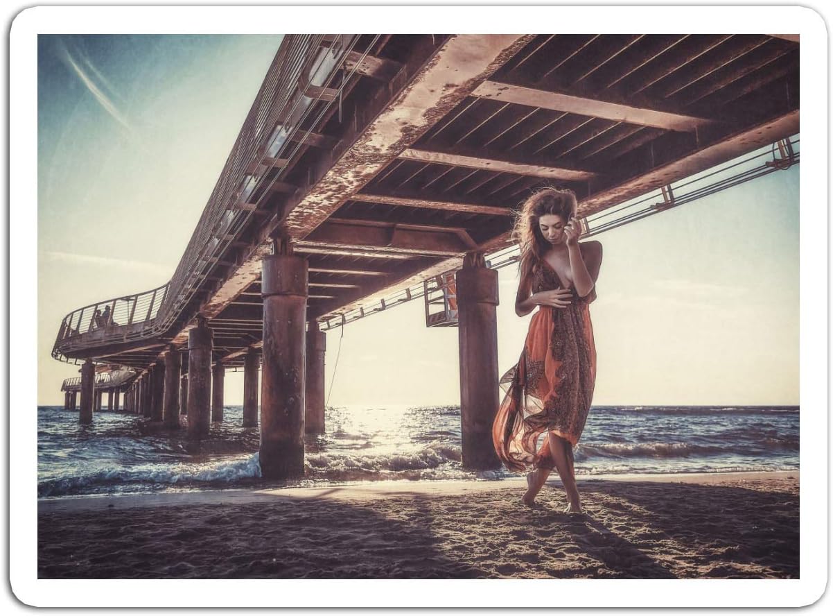 BreathNenStore Sticker Motion Picture Giulia Movies Video Film (3" x 4", 3 PCS/Pack)