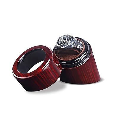 Aublan Single Automatic Watch Winder Storage Boxes For Rolex With Quiet Janpanese Motor