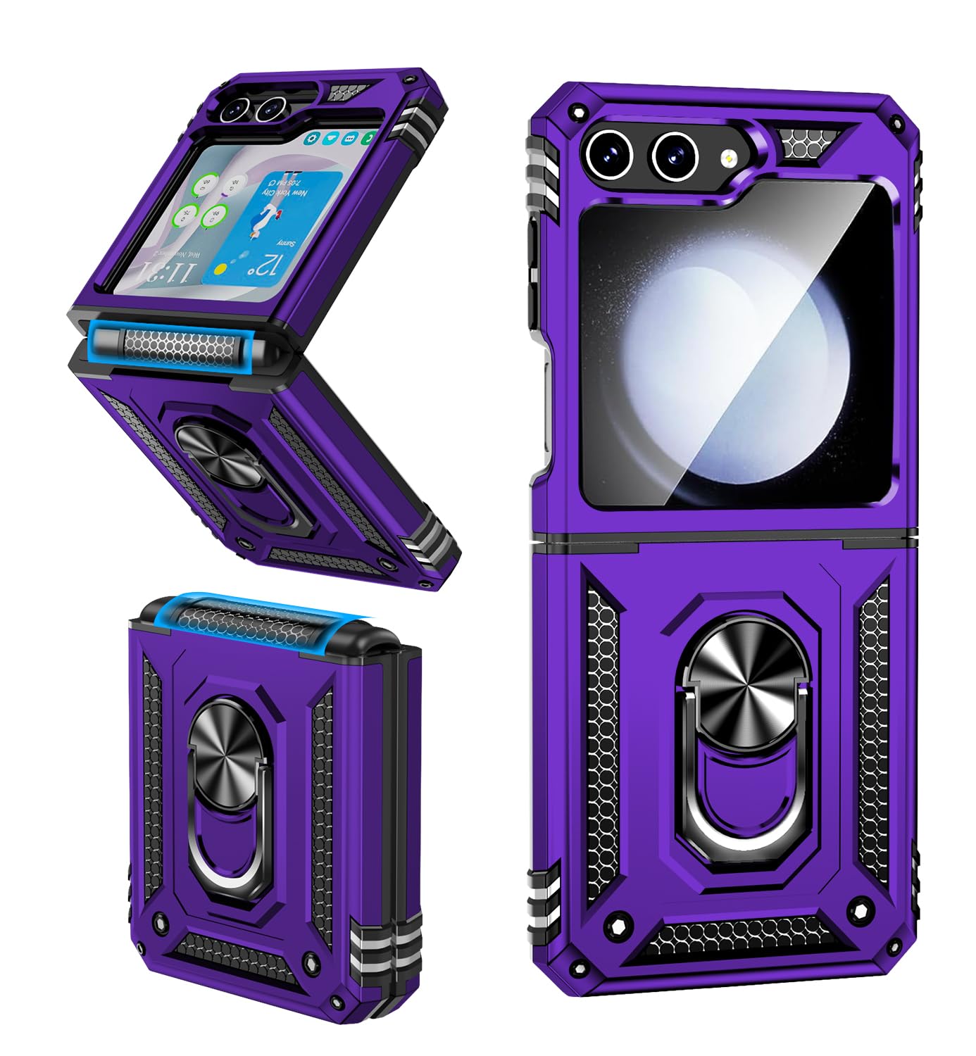 ONOLA for Samsung Galaxy Z Flip 5 Case with Hinge