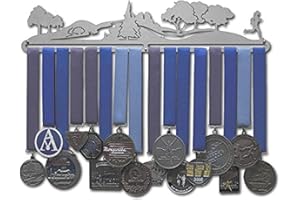 Allied Medal Hangers - Trailscape - Male or Female Runner - Multiple Variations Offered - Sports Awards Holder Display Hanger Rack