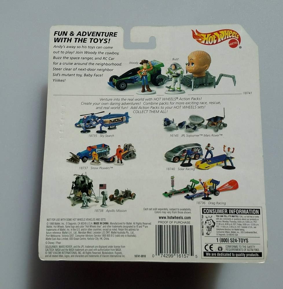 hot wheels toy story action pack