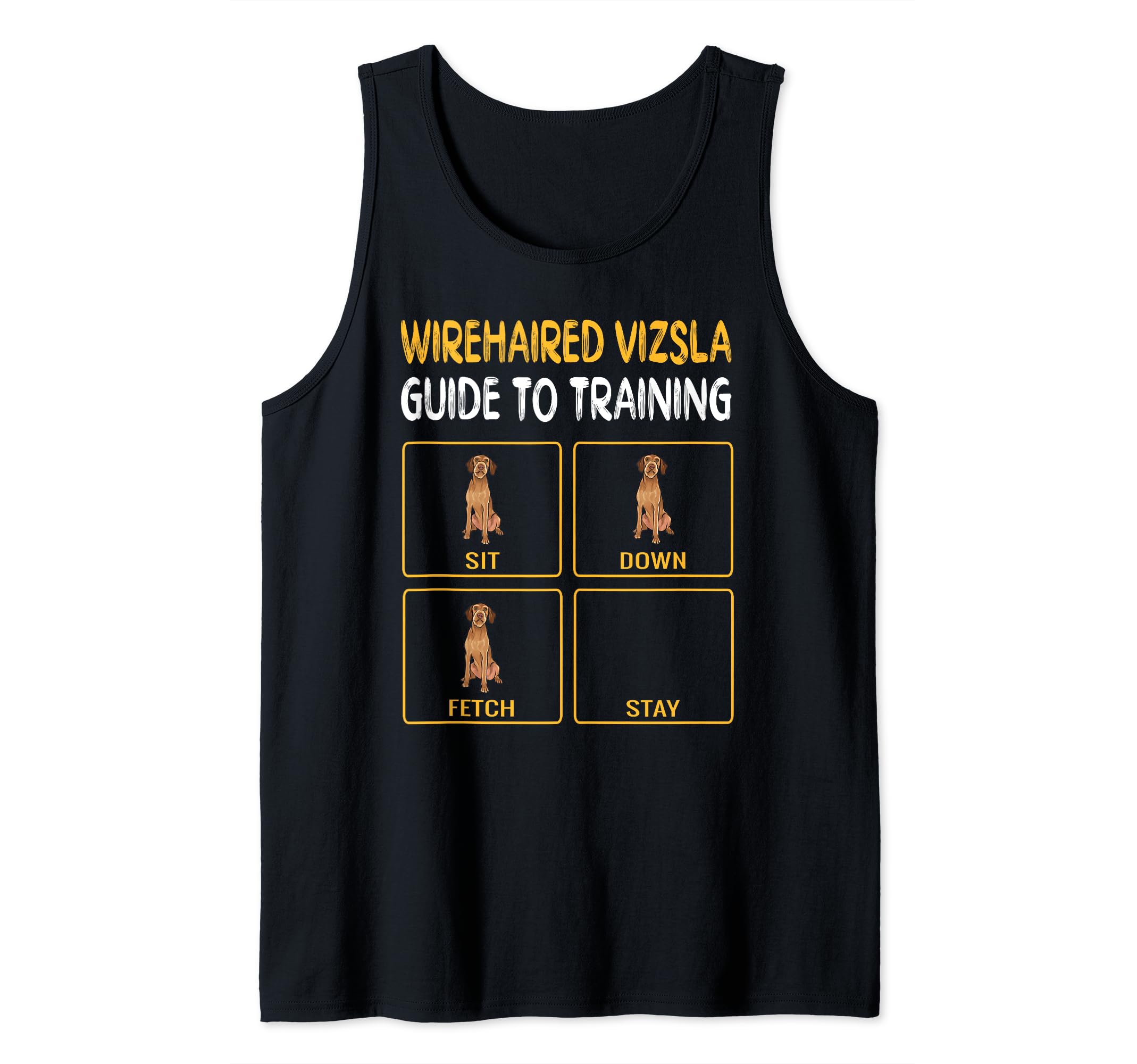 Funny Wirehaired Vizsla Guide To Training Dog Obedience Tank Top