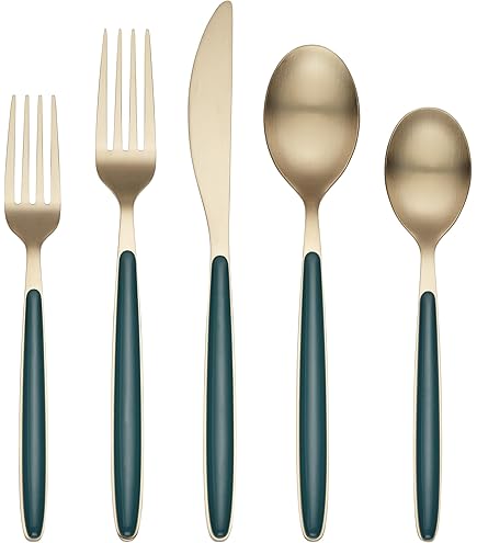 CAMBRIDGE    カトラリー Cambridge Pepino Mirror 20-Piece Stainless Steel Flatware Set