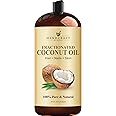 Handcraft Blends Fractionated Coconut Oil - 28 Fl Oz - 100% Pure and Natural - Premium Grade Carrier Oil for Skin and Hair - Hair and Body - Massage
