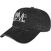 Wisedeal Women's Love Paw Print hat Adjustable Washed Vintage Baseball Cap for Mom Dad