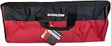 Toolzone 24 Inch Yellow Black Tool Bag Heavy Duty Nylon Side Pockets view 2