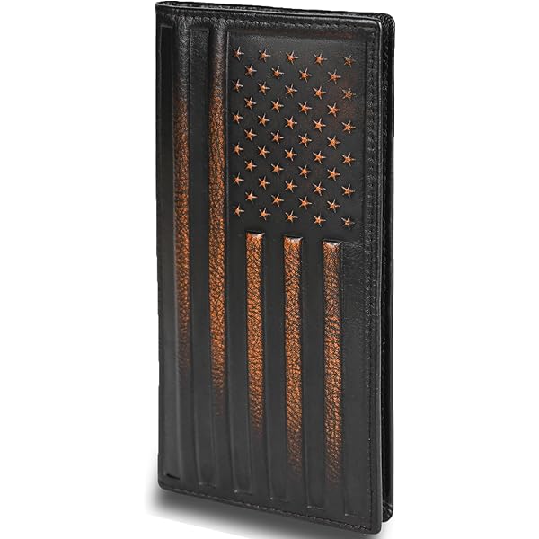 Cowboy Wallets For Men RFID Blocking Mens Tri-fold Long Style