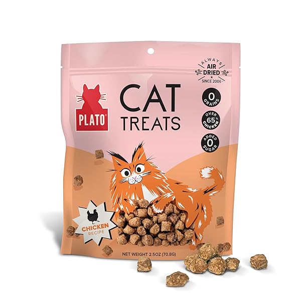 PLATO PET TREATS CAT TREATS – SINGLE INGREDIENT,...