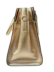 Michael Kors Medium Hamilton Satchel Metallic