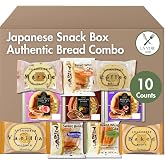 Japanese Snack box Bread Combo - Japanese Bakery 4 Roll Cake, 3 pastry and 3 Bun
