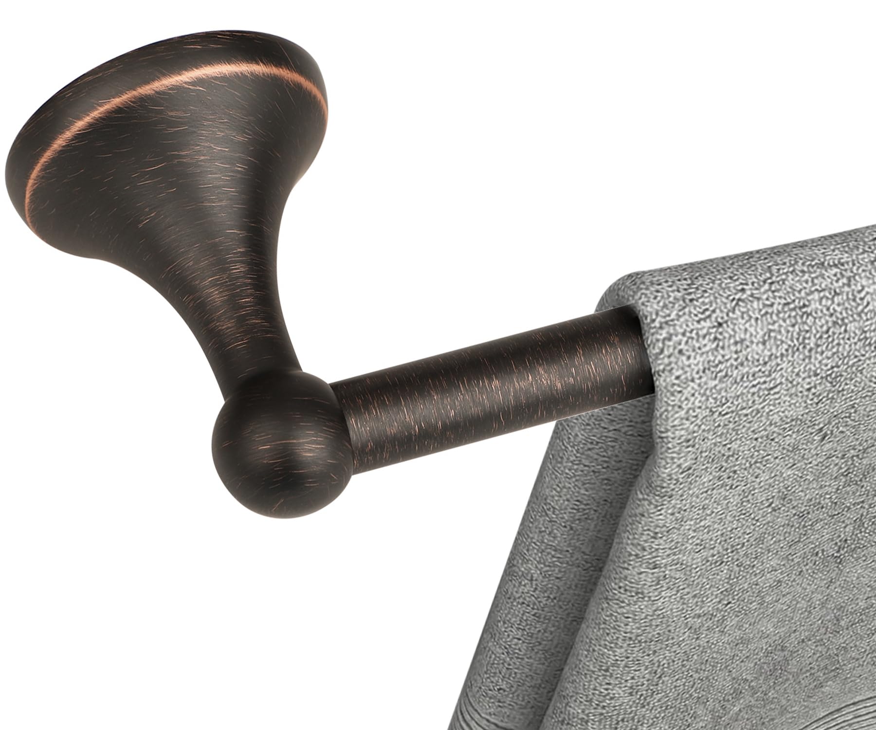 Photo 1 of Ntipox Antique Bathroom Towel Bar Oil Rubbed Bronze, 24 Inch Towel Racks for Bathroom Wall Mounted,Bathroom Towel Holder Bronze,Home Decor Towel Rod