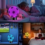 Linkax 3D Illusion Football Night Light for Kids - 16 Color Change view 6