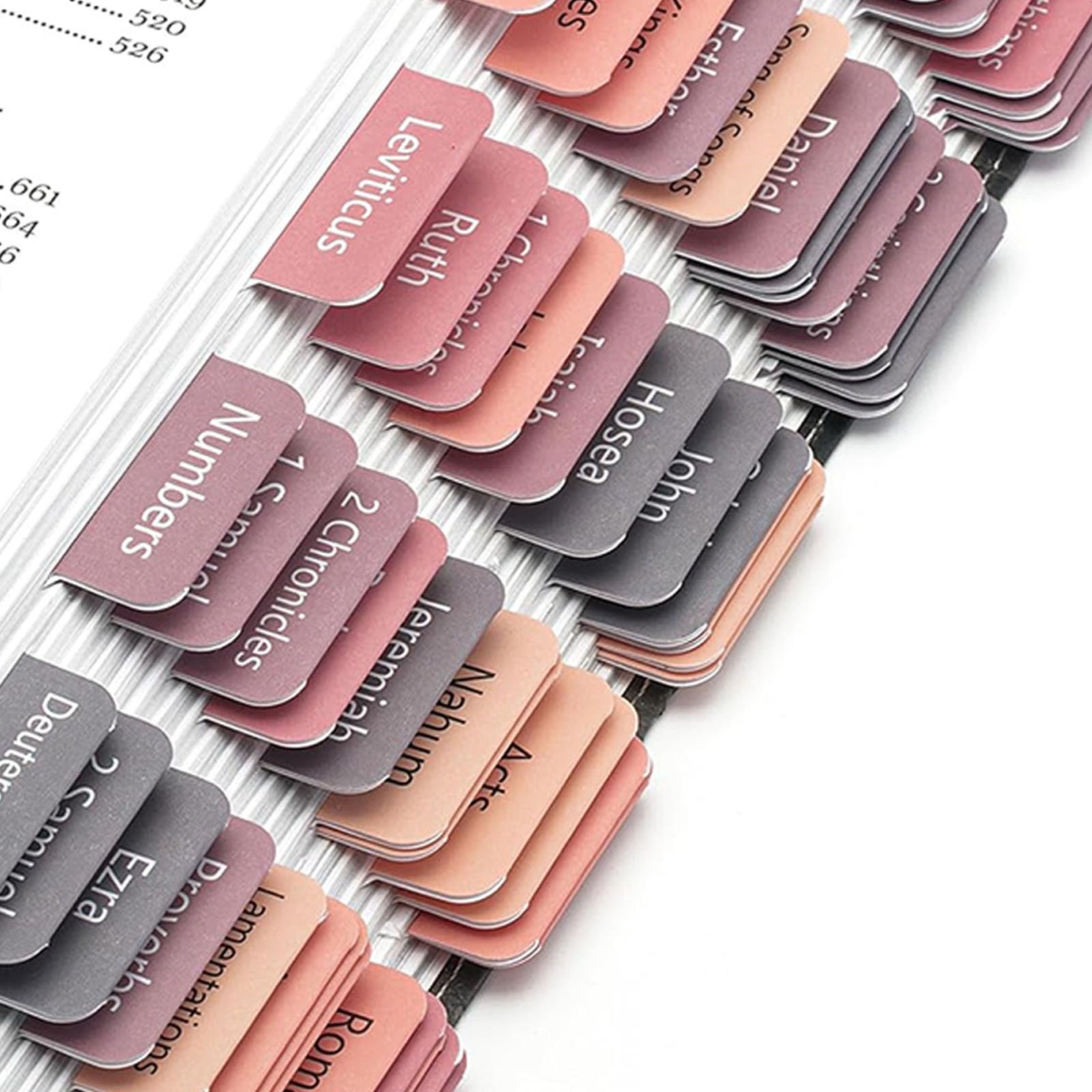 ZOCONE 150 Pcs Bible Tabs for Study Bible, 139 Large Print Laminated Bible Stickers for Old and New Testament Studying & 11 Blank Bible Index Tabs, Bible Journaling Supplies Bible Study Accessories