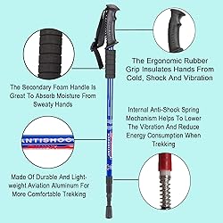 Aihoye Trekking Poles, Collapsible Lightweight