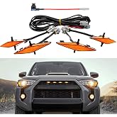 Seven Sparta 4 PCS Grill Led Lights Compatible with Toyota 4Runner 2014-2024 TRD Pro Grille and 2014-2019 SR5, Premium, Limited, TRD Off-Road, Fuse and Instruction Included (Amber)