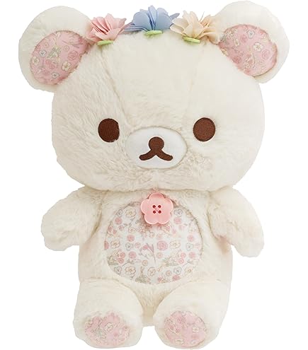 小物 rilakorila1223 Korilakkuma Knit Bag Pink BASIC RILAKKUMA Flower San-X Japan 2025