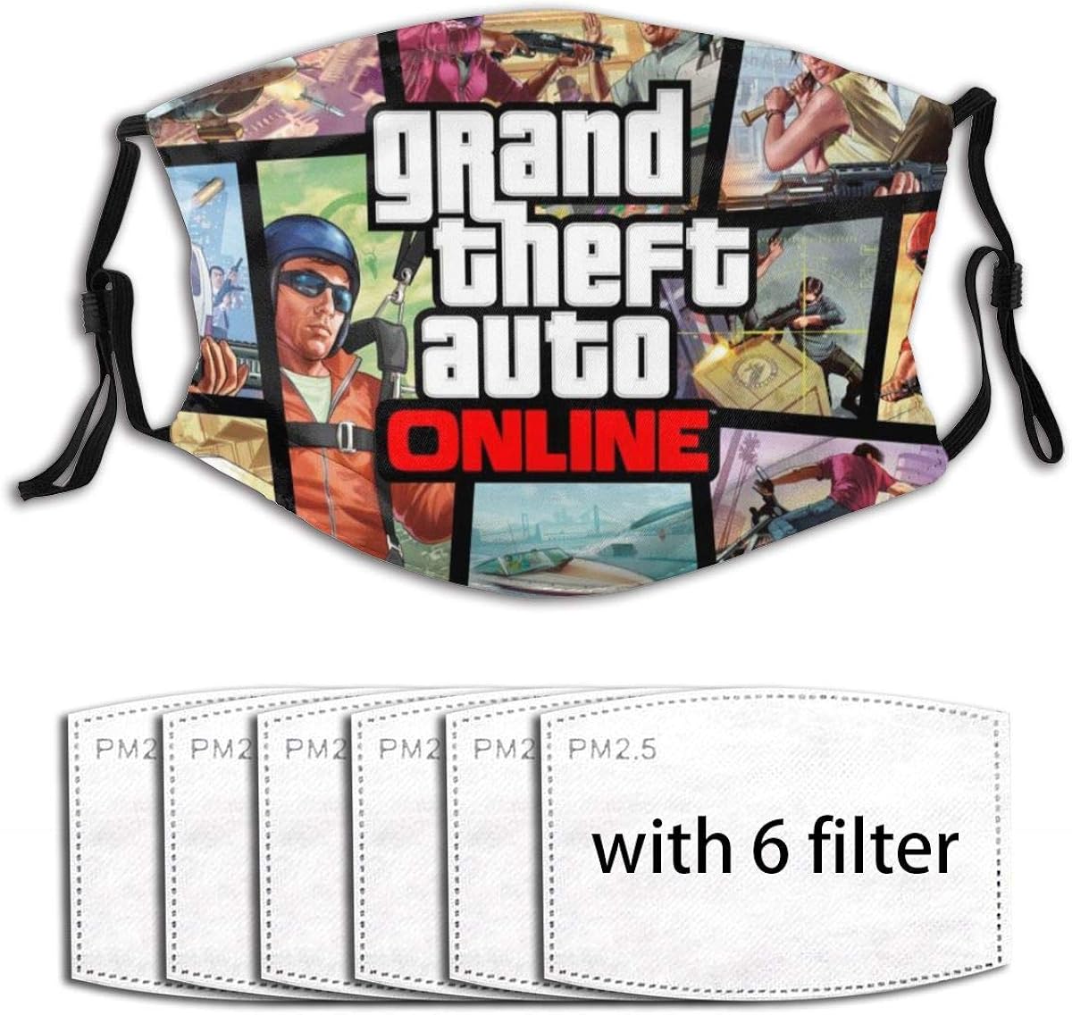 Grand Theft Auto Outdoor AntiDust Face Mouth Windproof Bandana Face