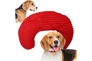 U Shaped Dog Pillow - U Shape Soft Cat Bed Pillow | Half Donut Cuddler for Cat and Dog, Pet Supplies, Dog Pillow for Upper Sp