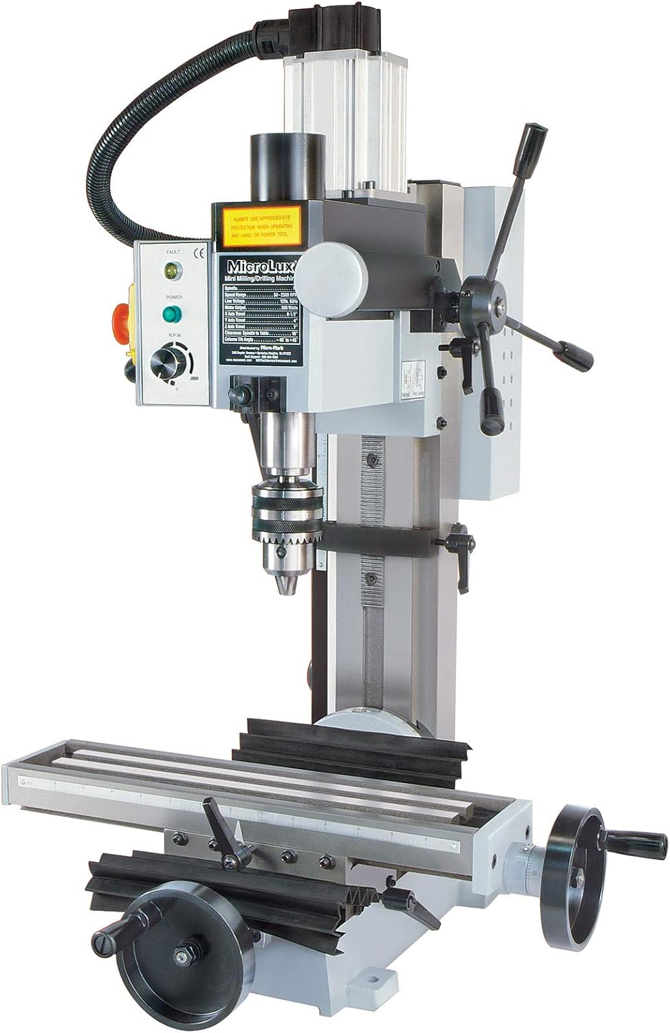 MicroLux High Precision Heavy Duty R8 Miniature Milling Machine Amazon