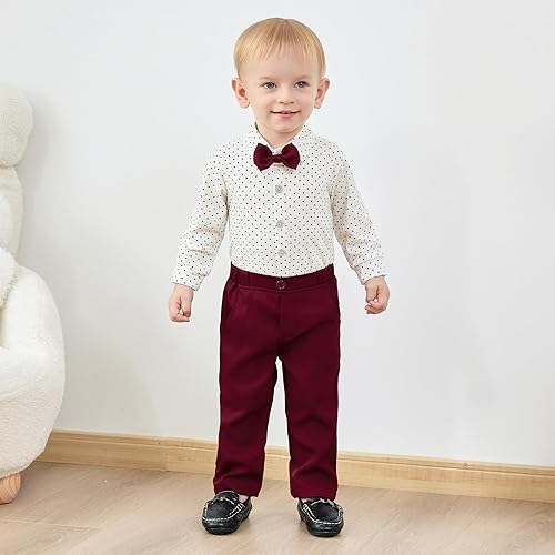 SANMIO Baby Boy Clothes Suits Infant Gentleman Outfit Collared Dress Shirt+Vest+Tie+Corsage+Pants 5Pcs Baby Suit Sets in Saudi Arabia | Whizz Suits SANMIO Baby Boy Clothes Suits Infant Gentleman Outfit Collared Dress Shirt+Vest+Tie+Corsage+Pants 5Pcs Baby Suit Sets in Saudi Arabia | Whizz Suits