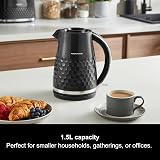Morphy Richards Hive Kettle 1.5L 3KW Rapid Boil Easy Fill 360 Base Black view 2