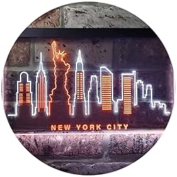 ADVPRO New York City Skyline Silhouette Dual Color