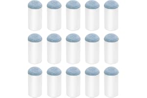 YINETTECH 40Pcs 13mm Replacement Head for Pool Cue Slip On Pool Cue Tips Replacement Pool Cue Club Head Protective Cover Can 