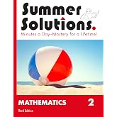 Summer Solutions Mathematics Level 2 | Math Workbook for 3rd Grade Preparation | Summer Review &amp; Daily Practice | Printed Consumable Workbook