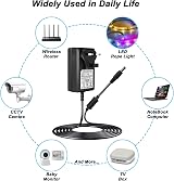AveyLum 24V 3A Power Adapter 72W UK Plug 24V DC LED CCTV Router Supply view 5